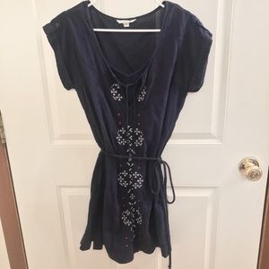🦅AMERICAN EAGLE Navy Dress with Belt